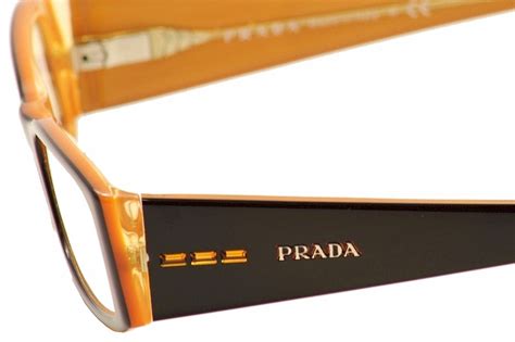 prada vpr 10f eyeglasses|Prada VPR10W Rectangle Glasses .